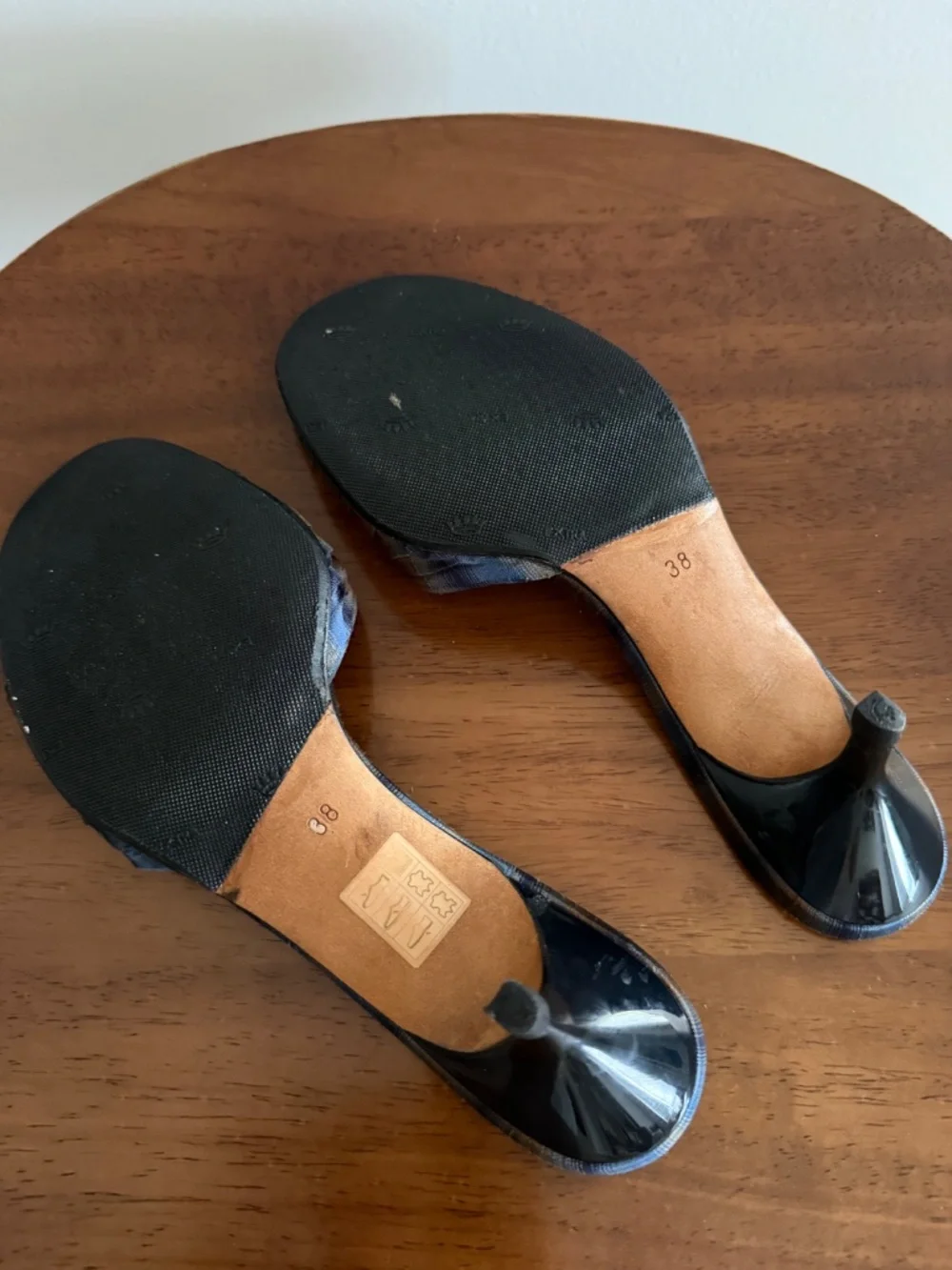 Vintage CHANEL Crystal CC Logo Heels | Euro 38